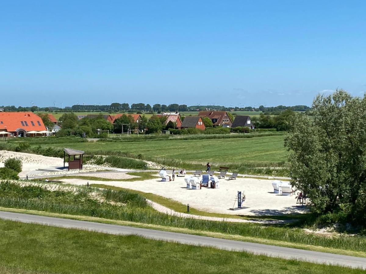 Ferienhaus Sieglinde Mit Deichblick Emden Zewnętrze zdjęcie